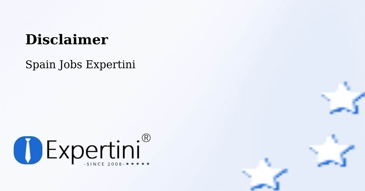 Disclaimer – Monturque - Spain Jobs Expertini